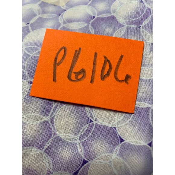 Regal By Spiegel Cotton Fabric 1/2 yard x 42" Purple White Circle Pattern Quilti - Picture 5 of 5